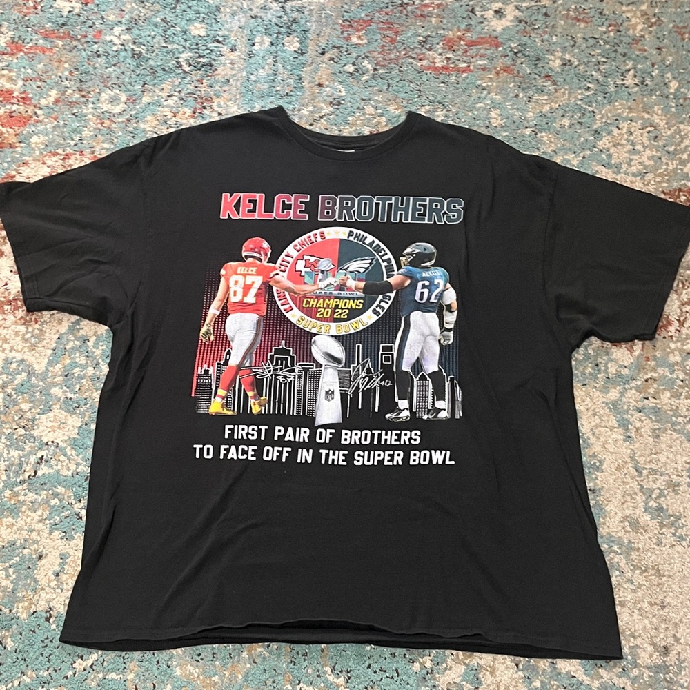 Kelce Brothers 2022 Super Bowl Tee